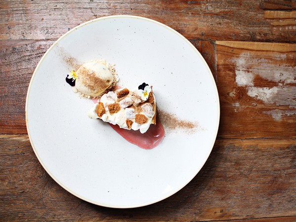 The nougat cheesecake at Gemelli. Photo supplied.