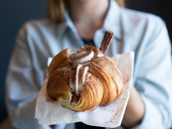 Ice cream-filled croissant at Bootlegger in Muizenberg. Photo supplied.