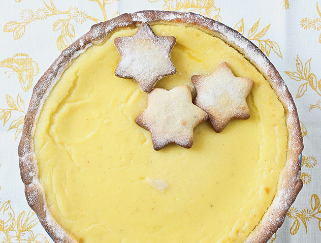 Classic cardamom milk tart. Photo courtesy of The South African Milk Tart Collection.