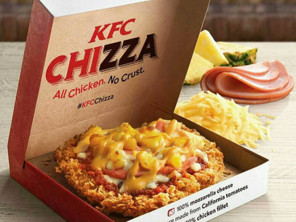 Meet the Chizza, KFC’s fast-food hybrid of your hungover dreams (or nightmares)