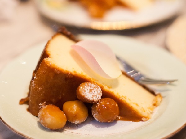 The roasted macadamia nut cheesecake slice at Four & Twenty. Photo supplied.