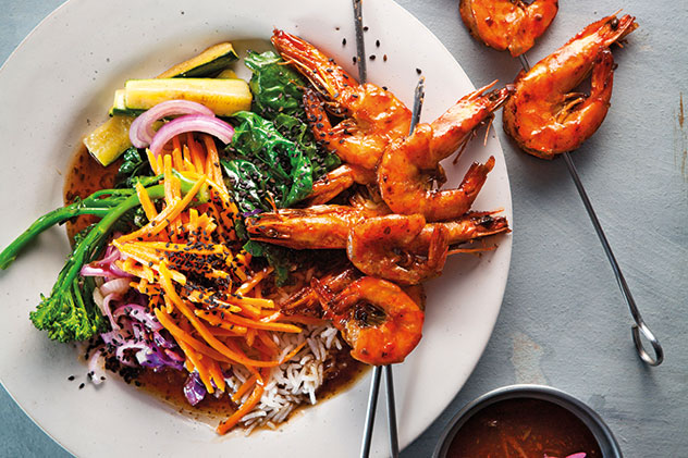 Serve up this bright prawn dish to beat the midweek blues. Photo by Jan Ras.