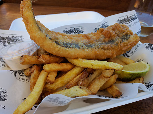 The stellar fish and chips. Photo by Katharine Jacobs.