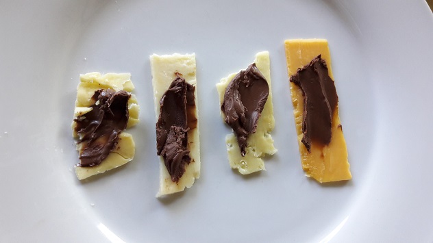 Nutella and cheese