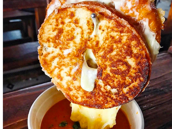 These toasted cheese doughnuts are our new craving