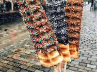 Waffles on a stick