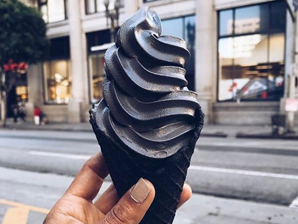 Black ice cream: The sweet treat for your inner goth
