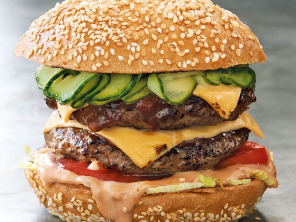 Just one of the extensive range of burgers at Gibson's. Photo supplied. 