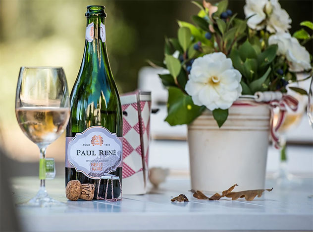 Currently, the estate offers a Brut (100% chardonnay) and a Brut Rose (pinot noir and chardonnay). Photo by Breede Photography.
