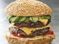 The cheese double whopper from Gibson's in Cape Town