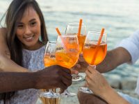 An Aperol Spritz cocktail