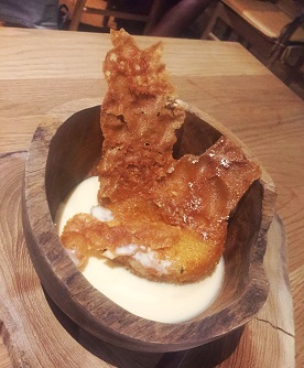 The baked apple pudding at Wood & Fire