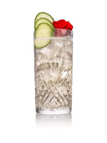 A Rose Story cocktail created with Hendrick's Gin