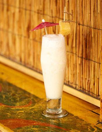 The Ginger Pina Colada cocktail