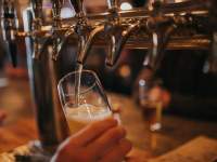Beer draught at a pub