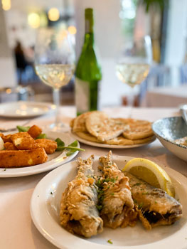 A Greek spread at Mykonos Taverna