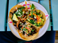 tacos on a plate
