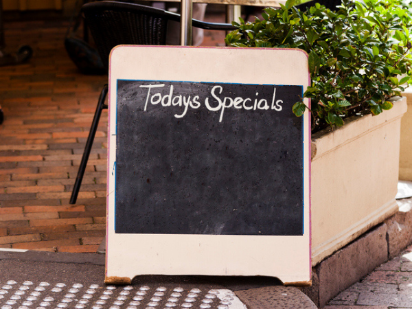Restaurant specials to get excited about