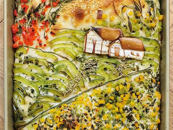 Focaccia Gardens The Food Art Trend Of Eat Out