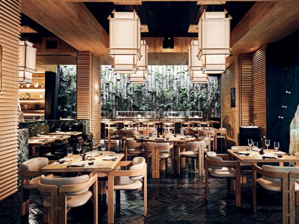 Restaurant design: How KōL Izakhaya embraces natural elements like charcoal and stone