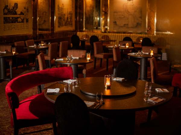 Restaurant design: tinted  crimson  – Asian contemporary dining at The Red Room