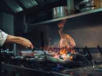 CHEF COOKING FLAME